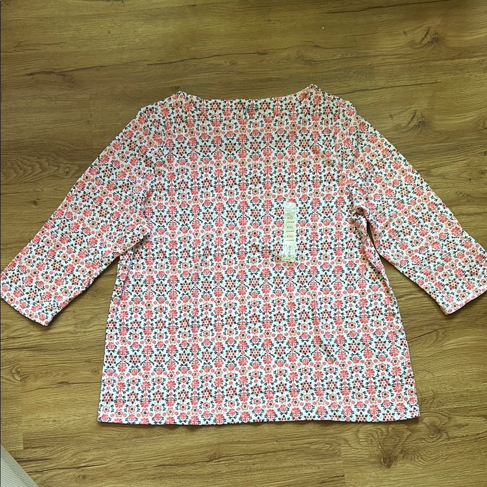 NWT XXL Croft&Barrow 3/4 Sleeve